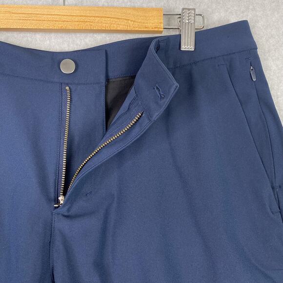 Lululemon Shorts Mens 34 (Fits 36) Blue Commission Classic Fit Short Warpstreme - Picture 4 of 7